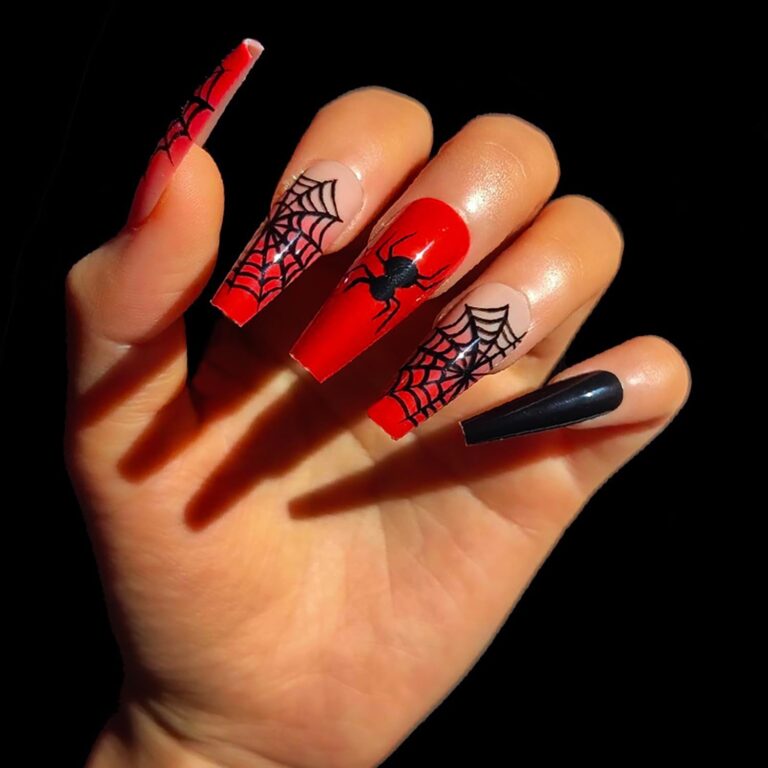 30 Classy Red And Black Nail Ideas
